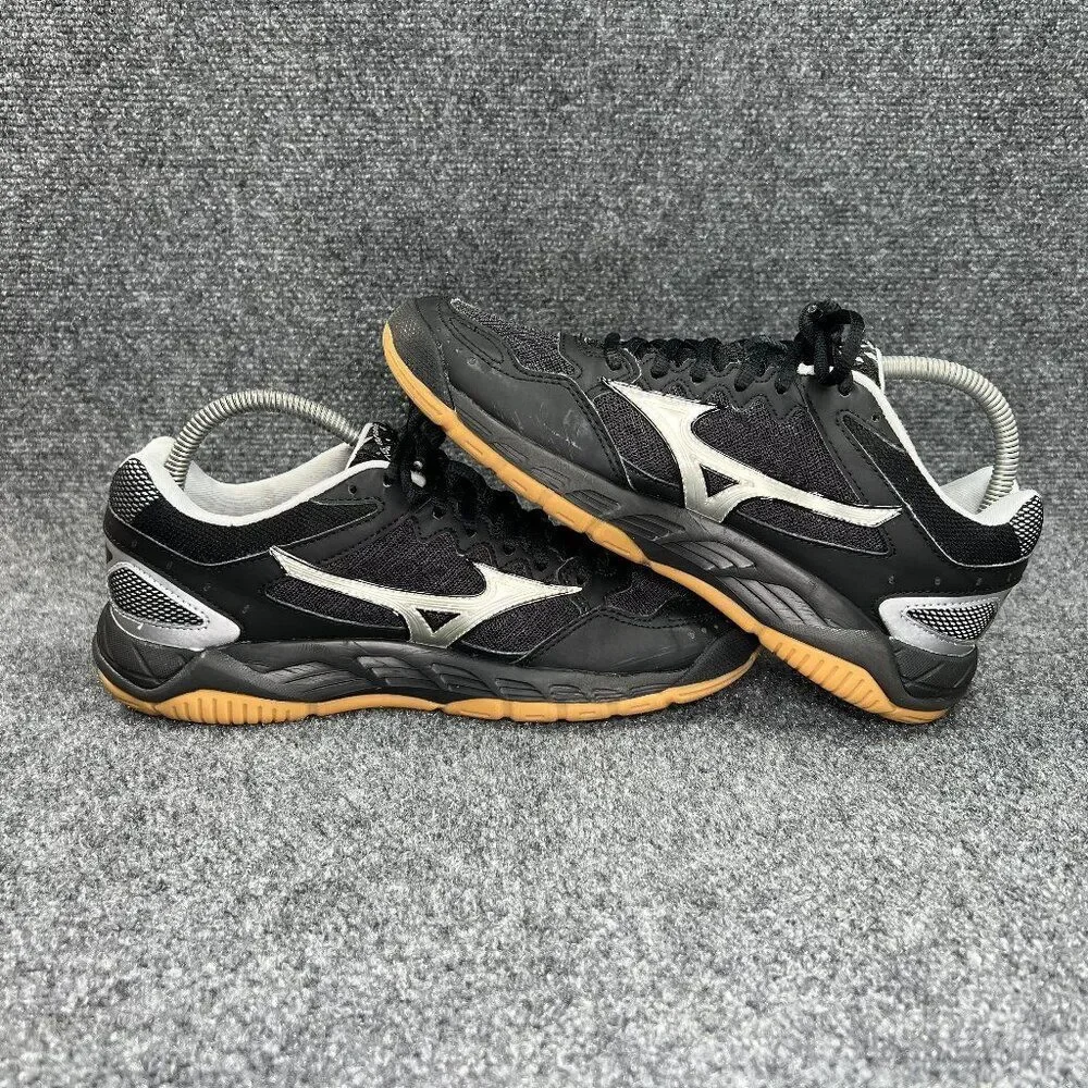 Mizuno Wave Supersonic Volleyball Shoes Women's Size 8.5 Black Athletic Sneakers